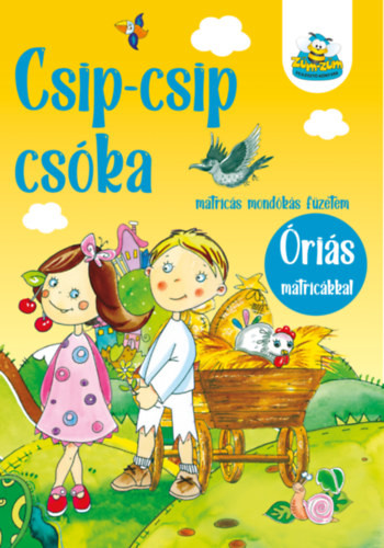 Csip-csip csóka - matricás mondókás füzetem